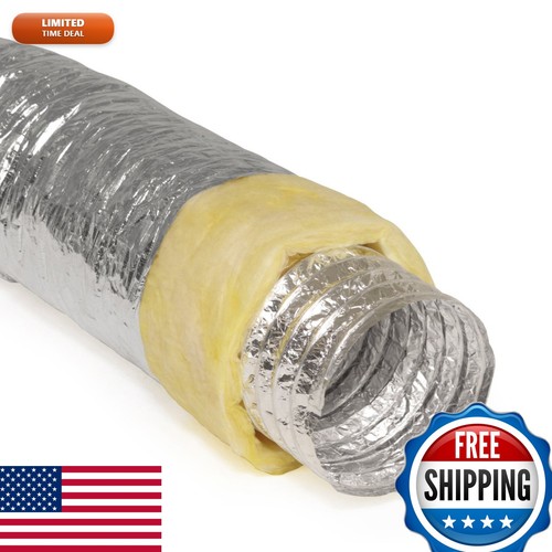 Flexible aluminum ducting - 4",